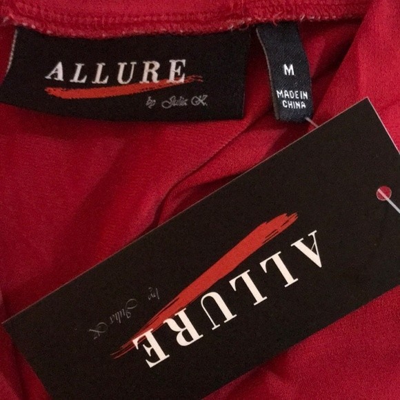 Allure Corset Style Side Wrap Dress - NWT Med - Picture 7 of 7